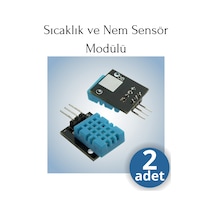 2-adet Temperature Humidity Sensor Module Dht11 Sıcaklık Ve Nem Sensörü Modülü