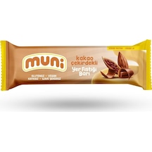 Muni Kakao Çekirdekli Yer Fıstığı Barı 12 x 40 G