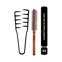 Professional Mucizevi Tarak Ve 007 İnce Saç Fırçası Set
