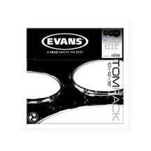 Evans Etp-onx2-r Deri Seti 10+12+16 Onyx Tom Kumlu Siyah Rock Kit Ç