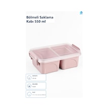 Bölmeli Saklama Kabı 550 Ml Çok Renkli Plastik