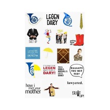 How I Met Your Mother - Hımym 20'li Özel Tasarım Sticker Seti