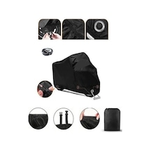 Kral Motor Kr-44 Pion 50 Siyah Kilit Uyumlu Motor Brandası Ultra Kalın Motosiklet Brandası