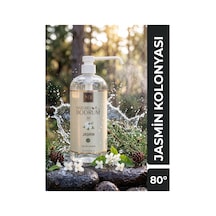 Jasmin Kolonyası 1 Litre 1000 Ml Sprey Başlıklı Beyaz Çiçek Aile Boy %80 Alkollü