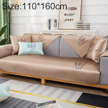 Sones Tüy Desenli Yazlık Buz İpek Kaymaz Tam Kapsamlı Kanepe Kılıfı, Boyut: 110x160cm Kahve Sones Tüy Desenli Yazlık Buz İpek Kaymaz Tam Kapsamlı Kanepe Kılıfı, Boyut: 110x160cm Kahve