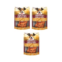 Smartbones Tavuklu Ve Fıstık Ezmeli Mini Kemik 8 Li 128 Gr. X 3 Adet