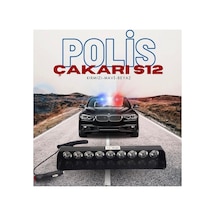 Polis Çakar Lambası S12 Led Tepe Lambası Onkar Polis-cakar-s12