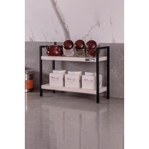 Mudesa Mdsmur0002 Metal Masa Tezgah Üstü Düzenleyici Organizer Banyo Mutfak Rafı Kitaplık Baharatlık Diğer