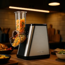 Mioji MX30 6in1 500w Doğrayıcı Rende Inox