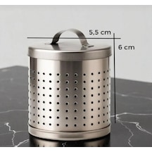 Paslanmaz Çaydanlık Içi Demlik Süzgeci 6.5x7 Cm - Ince Gözenekli Pratik Kullanım Çaycı Süzgeci Metal Diğer