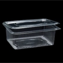 Plastik Plastik Sızdırmaz Kap 1000gr 25 Adet 1 1 - 1,99 L Buz Dolabı Kabı Şeffaf