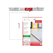 Tanex A4 Tw-2000 Kuşe Laser Etiket 210X297 Mm.