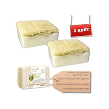 Doğal Kabak Lifli Keçi Sütü Sabunu 120 Gr X 2 Adet Tüm Cilt Tipleri İçin Nemlendirici Ve Yenileyici