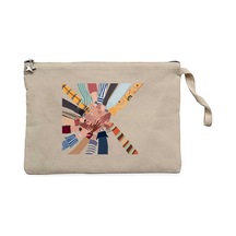 Kadın Dayanışması Krem Clutch Astarlı Cüzdan / El Çantası