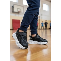 Cool Kids Erkek Çocuğu Yazlık Terletmez Kaydırmaz Koku Yapmaz Full Ortopedik Tarz Yürüyüş Ayakkabısı Siyah