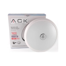 ACK AC17-00130 Sensörlü Led Tavan Armatürü 18 W Beyaz 6500K Beyaz