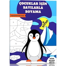 Çocuklar İçin Sayılarla Boyama Kitap Seti 2-6 Yaş