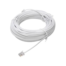 30 Metre Rj11 Telefon Kablosu 2 Pinli Hazır Köken Kablo