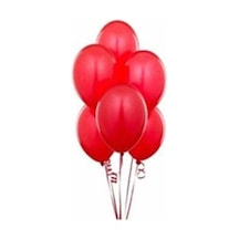 Metalik Kırmızı Balon 90 Adet 12 İnc Lateks Balon