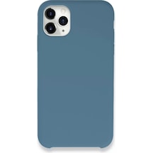 Newface Apple Uyumlu İphone 11 Pro Max Kılıf Lansman Legant Silikon - Açık Mavi