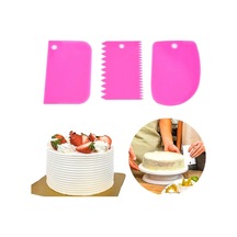 Pasta Hamur Şekillendirici Spatula Kesici Kazıyıcı Dekoratör Set Bx40 Ahşap - Şeffaf