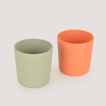 Lc Mini Bardak 2'li Sage Green - Peach Çok Renkli