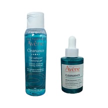 Avene Cleanance Aha Exfoliating Serum 30 ML + Yağlı ve Akneli Ciltler için Matlaştırıcı Temizleme Jeli 100 ML