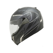 Beon B700 Air Tek Çene Açılır Vizörlü Motosiklet Kask Siyah