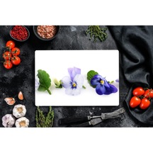 Can Çiçeği Cam Kesme Tahtası - Cam Kesme Tablası 20 Cm X 30 C