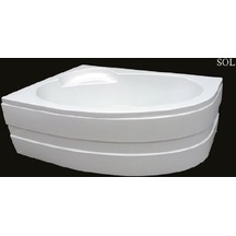 Alika 140 x 95 CM Asimetrik Jakuzi Küvet Hidromasaj Sağ Asimetrik Sistem-2 6+8 Jet