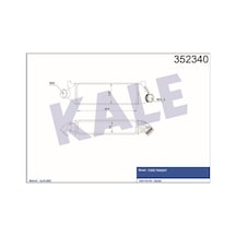 KALE OTO Radyatör 352340 Turbo Radyatörü Intercooler Ford Transit 2.0D 00-