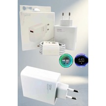 Turbo Hızlı Şarj Adaptörü Seti 120w Usb-c Uyumlu