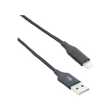 Alumicable Xl Lightning Şarj Ve Data Kablosu, Siyah, 2 M