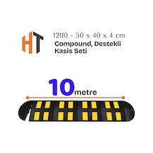 Kauçuk Yol Kasisi, Destekli Kasis Seti 10 Metre