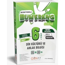 Günay 2025-2026 Müfredat 6.sınıf Bumerang Etkınlıklı Dın Kültürü