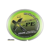 Okuma X-Pe 8 Örgü 0,10 Mm 250 Mt Ip Misina