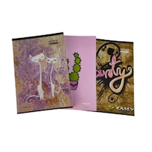 Defter 60 Yaprak Karton Kapak Çizgili A4 Defter 3 Adet