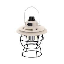 Powermaster Pm-16042 Retro Nostaljik Şarjlı Kamp Lambası Filament + Smd Ledli Şeffaf