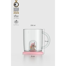 Renga Joy Unicorn Figürlü 250 Ml Kulplu Tritan Bardak 222059 Pembe Pembe