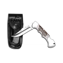 Bora 211 Bpa Ergonomik Geyik Boynuzu Saplı Kamp Çakı Çok Renkli