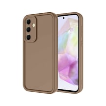 Samsung Galaxy  Uyumlu,  A26 Kılıf Viera Silikon - Kahverengi