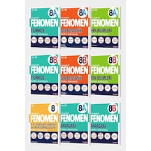 2025 Fenomen 8. Sınıf 9'lu A-b Tüm Dersler Set