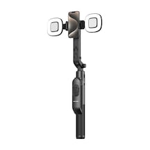 Lenyes Lph119 Yapay Zeka Destekli Dolgu Işıklı Kumandalı 360 Dönebilen Selfie Çubuğu Ve Tripod Siyah