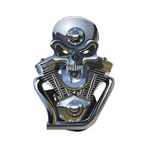 Kuru Kafa Piston Sticker Araba Etiket 18 Cm