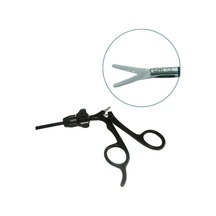 ﻿Barışhan Medikal Laparoskopik Reusable Düz Uç Makas 5 x 330 MM 20 MM Çene Siyah