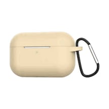 Noktaks - Airpods Pro Uyumlu Airpods Pro - Kılıf Airbag Silikon Kılıf - Gold