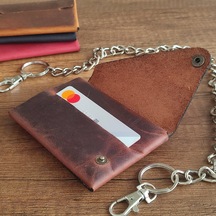Sumerian Leather Craft Minimalist Deri Cüzdan