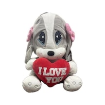 Kalpli Üzgün Köpek Peluş 40 Cm 62399 Çok renkli