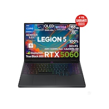 Lenovo Legion 5 15IRX10 83LY00KXTRAT50 i7-14700HX 32 GB 512 GB SSD RTX5060 15.1" W11H Dizüstü Bilgisayar
