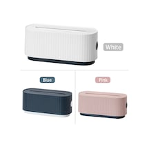 Telefon Tutucu Kapaklı Kablo Yönetim Kutusu Masa Tel Beyaz Beyaz